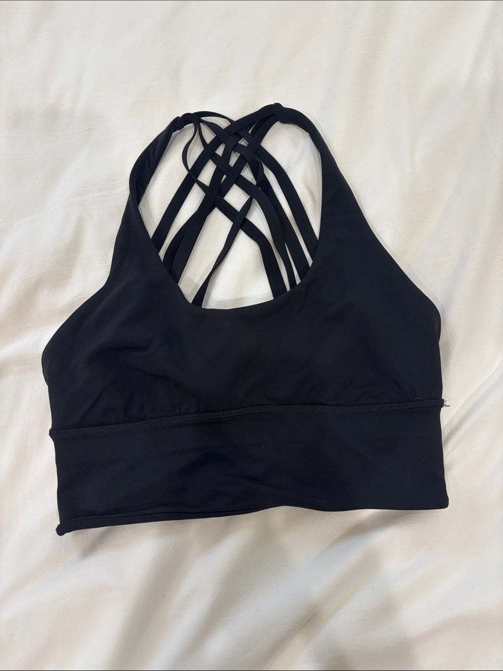 Lululemon Black Strappy Sports Bra - Women Intimates